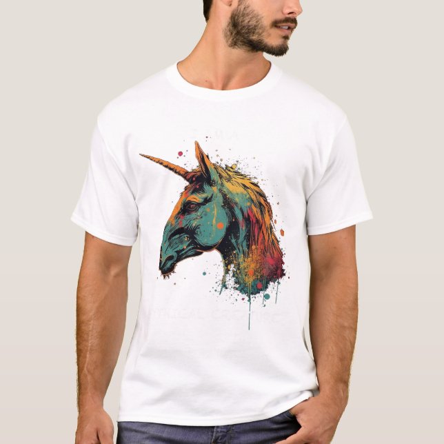 Abstract Unicorn T-Shirt (Front)