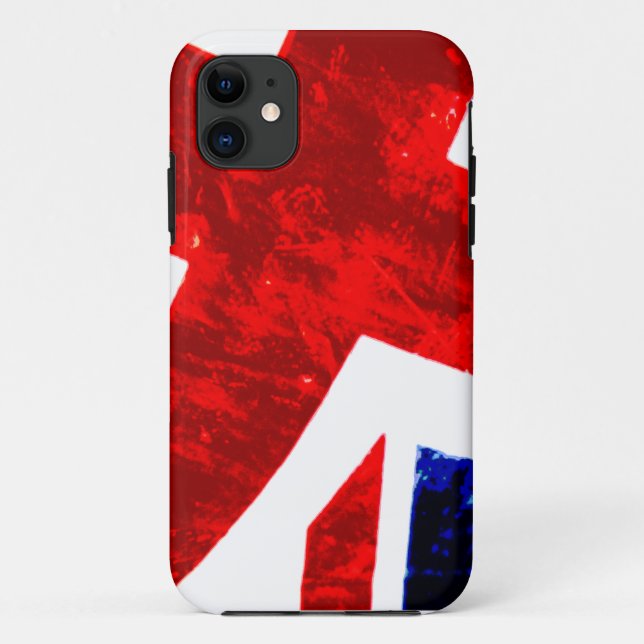 Abstract Union Jack Case-Mate iPhone Case (Back)