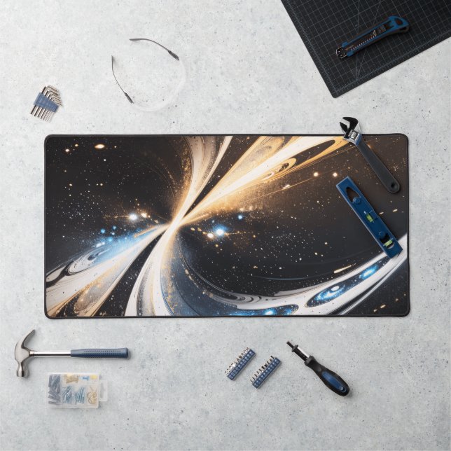 Abstract Universe Desk Mat (Workstation)