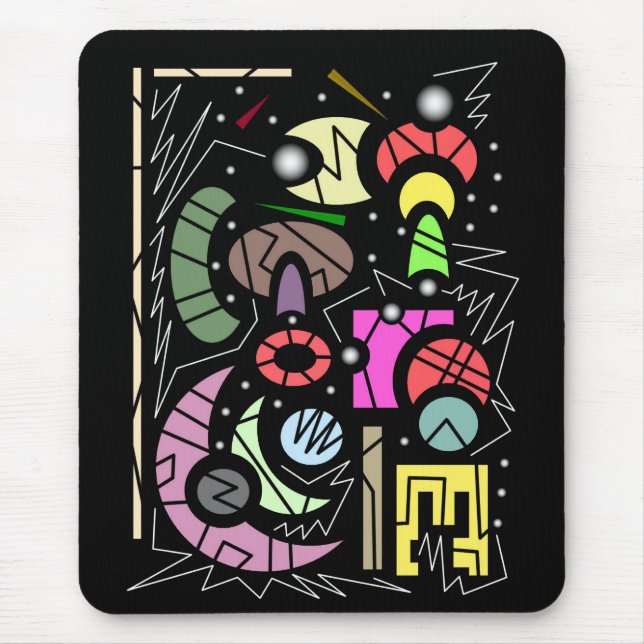 abstract urban 12 mouse pad (Front)