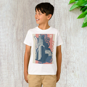Abstract Urban Background Boys T-Shirt