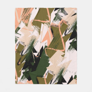 Abstract urban chaotic seamless pattern. fleece blanket