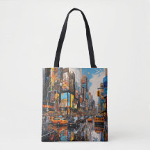 Abstract Urban City Street Painting