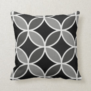 Abstract Urban Floral Cushion