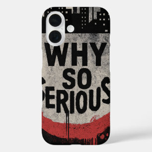 Abstract Urban Grin Art iPhone 16 Case
