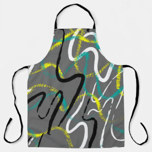 Abstract Urban: Grunge Wave Lines. Apron