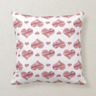 abstract valentine's love pattern with hearts. cushion