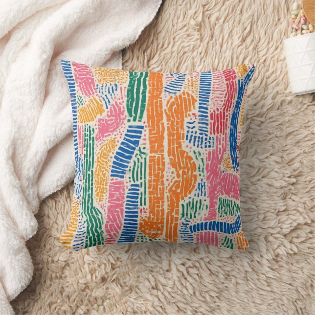 Abstract vector illustration featuring a variety cushion (Blanket)