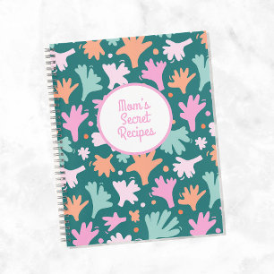 Abstract Veggies Name Recipe Notebook
