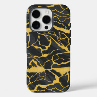 abstract veined stone iPhone 16 pro case