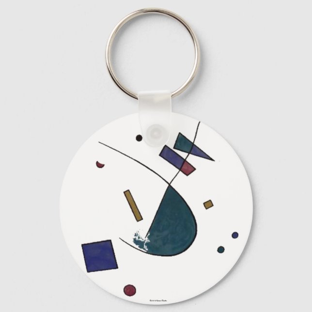 Abstract Verdi Keychain (Front)