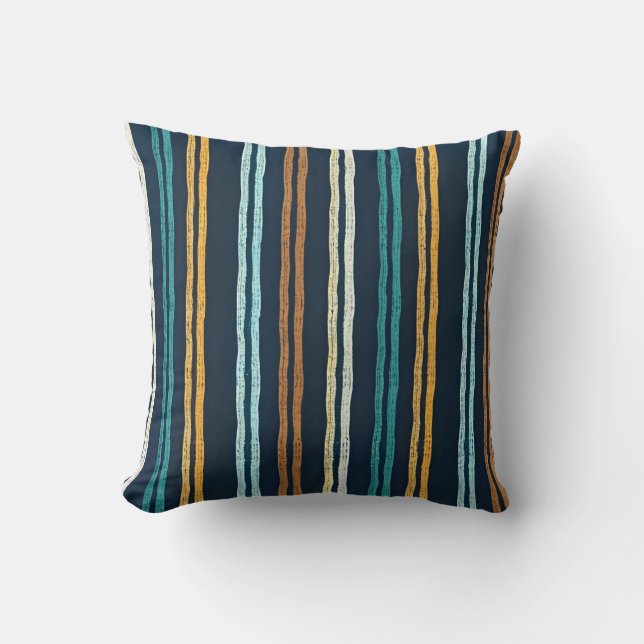 Abstract Vertical Lines pattern Cushion (Front)