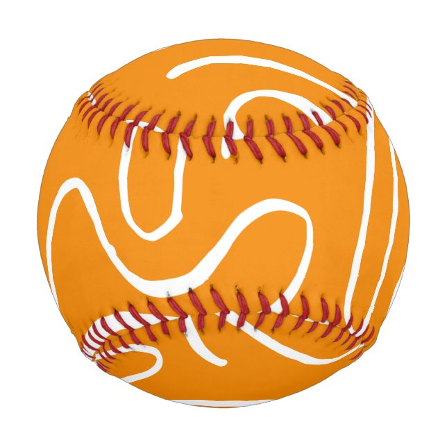 Abstract Vibes Pattern Baseball (Front)