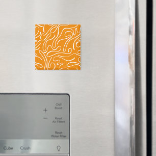 Abstract Vibes Pattern Magnet