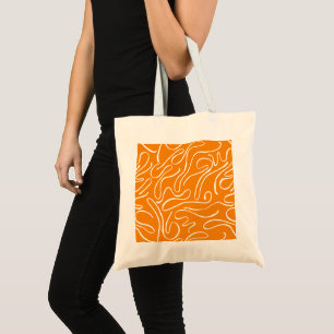 Abstract Vibes Pattern Tote Bag