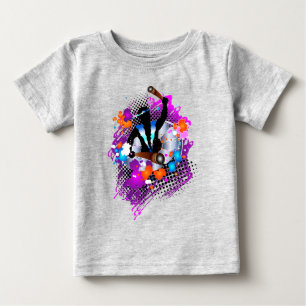 Abstract Vibrant Carnival Panman Baby T-Shirt