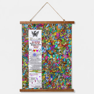Abstract Vibrant Colourful Mosaic Painting Hanging Tapestry