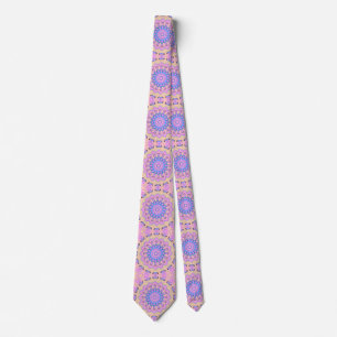 abstract vibrant gradient mandala background tie