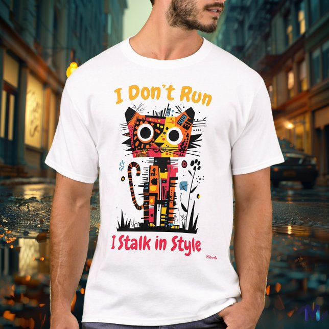 Abstract Vibrant Tiger Graphic T-Shirt (Creator Uploaded)