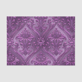 Abstract Vintage Aluminium Pattern Tissue Paper