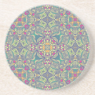 Abstract vintage background coaster