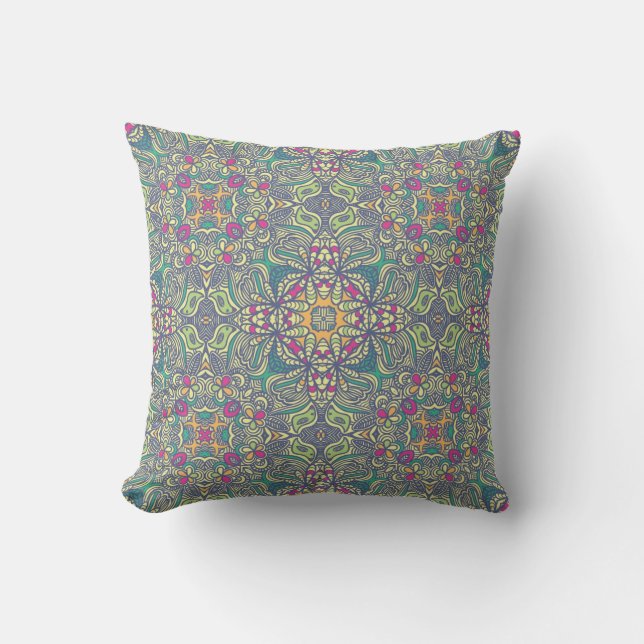 Abstract vintage background cushion (Front)