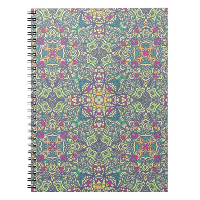 Abstract vintage background notebook (Front)