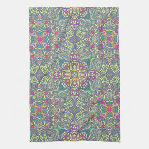 Abstract vintage background tea towel