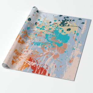 Abstract vintage background with multi-coloured pa wrapping paper