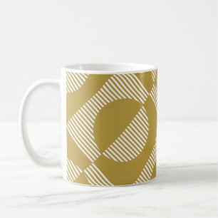 Abstract Vintage Geometric Seamless Coffee Mug