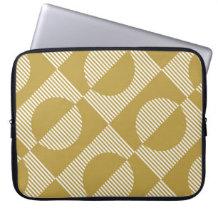 Abstract Vintage Geometric Seamless Laptop Sleeve