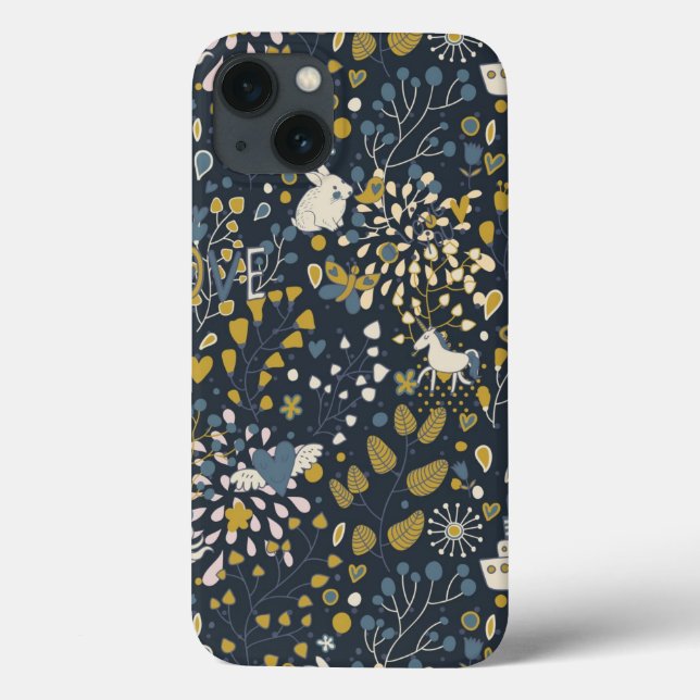 Abstract vintage pattern Case-Mate iPhone case (Back)
