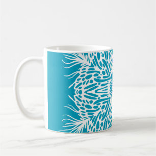 Abstract vintage pattern of creative snowflake. Is Coffee Mug