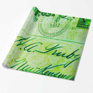 Abstract Vintage Pattern Wrapping Paper