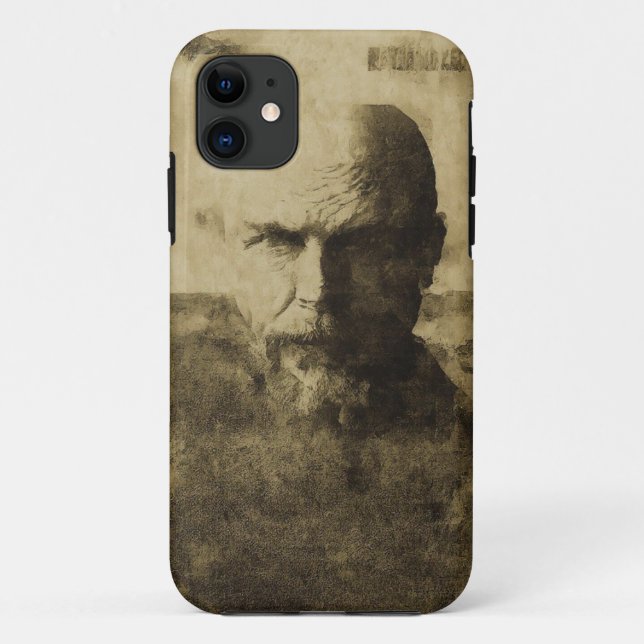 Abstract Vintage Portrait Mobile Case (Back)