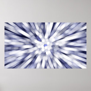 abstract violet background. fractal explosion star poster