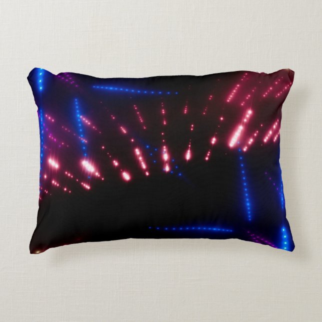 Abstract violet creative background. illustration  decorative cushion (Front)