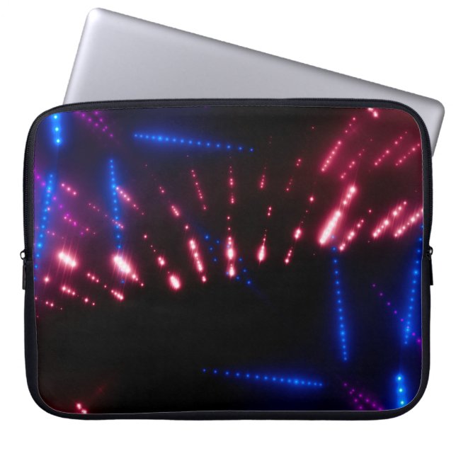 Abstract violet creative background. illustration  laptop sleeve (Front)