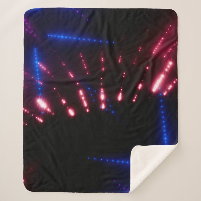 Abstract violet creative background. illustration  sherpa blanket (Front)