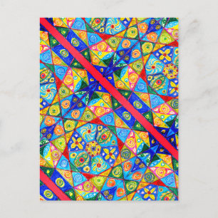 Abstract vision Poster Holiday Postcard