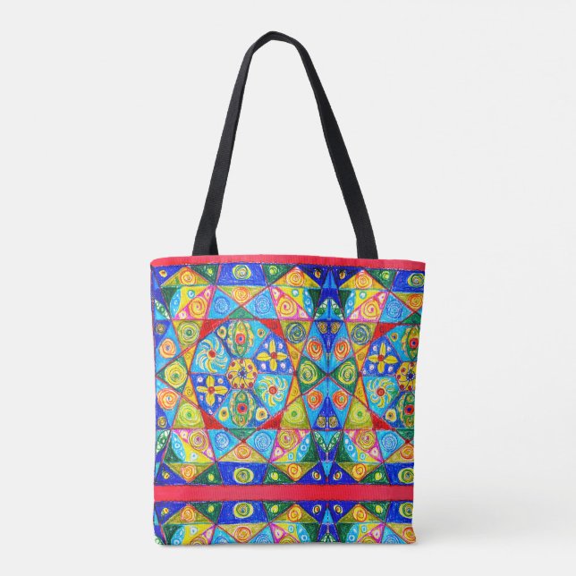 Abstract vision Poster Tote Bag (Back)