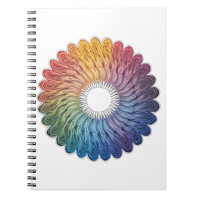 Abstract vivid notebook (Front)