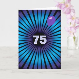 Abstract Vortex For 75th Birthday Card