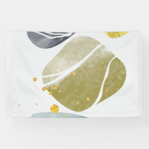 Abstract wall art banner