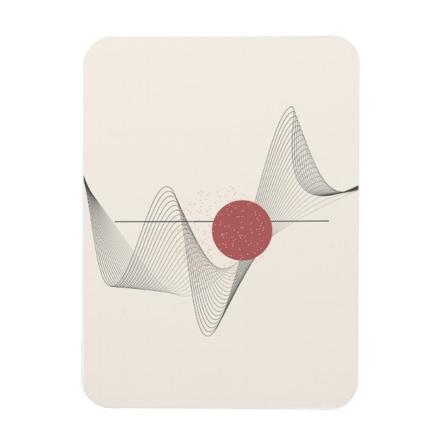  Abstract wall art Magnet (Vertical)