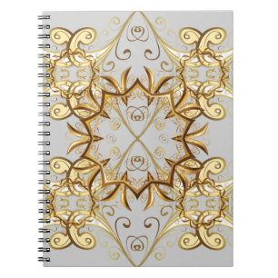 Abstract wallpaper, wrapping decoration. Vintage g Notebook
