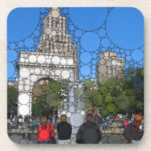 Abstract Washington Square Park New York Coaster