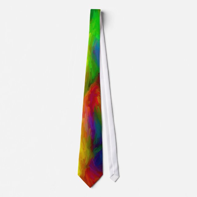 Abstract Water Colours Necktie (Front)