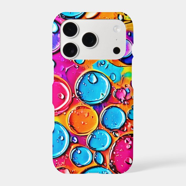 Abstract Water Drops Art (Back)