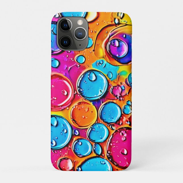 Abstract Water Drops Art Case-Mate iPhone Case (Back)